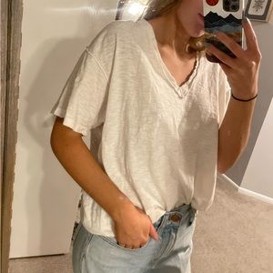 Oversized free people v neck